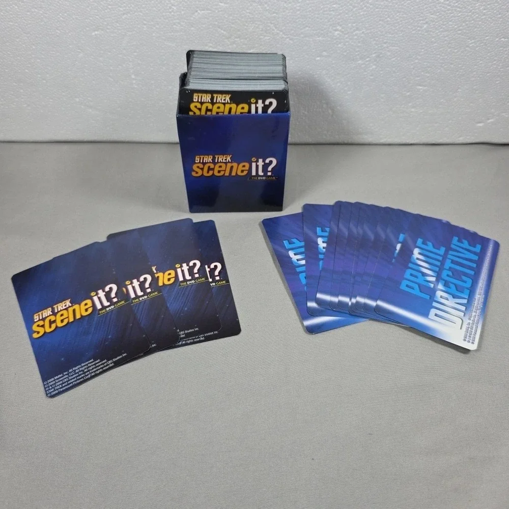 STAR TREK‎ SCENE IT? The DVD Game REPLACEMENT PARTS ONLY, ALL GAME CARDS
